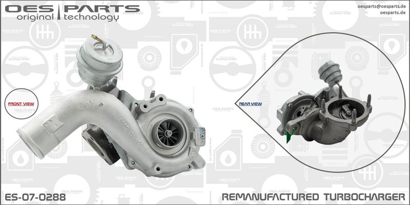 OES PARTS Компрессор, наддув ES-07-0288